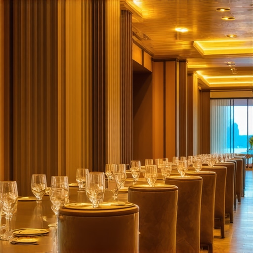 Sophisticated hotel lounge with custom amenities and inviting decor for group stays.