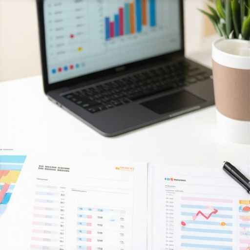 A person planning hotel bookings using a laptop and digital calendars