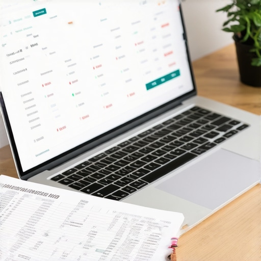 Tools for Long-Term Maintenance of Hotel Deals Laptop showing hotel rate comparison spreadsheets with negotiation notes.